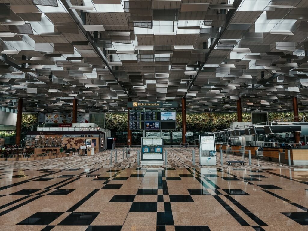 Терминал в аэропорту Сингапура