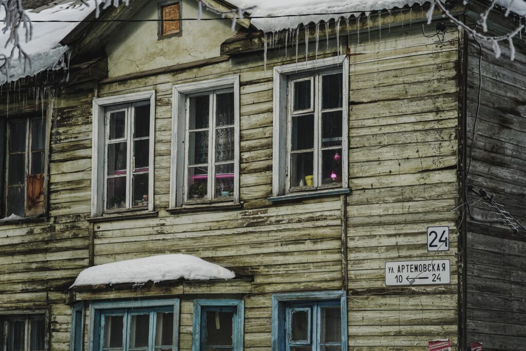 Деревянный дом. Самара, Россия.