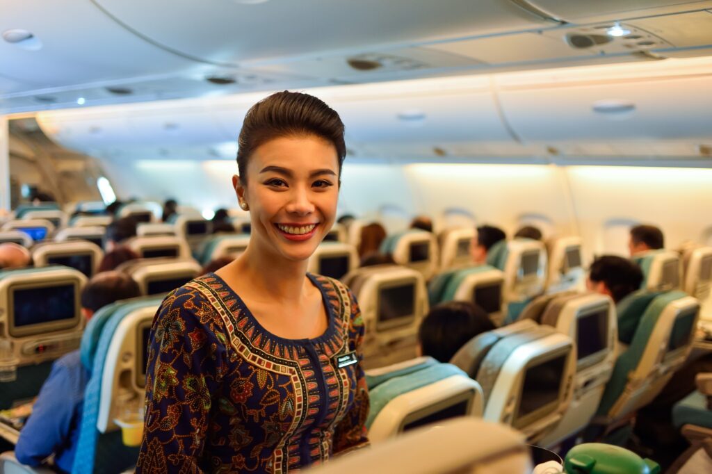 Стюардесса Singapore Airlines