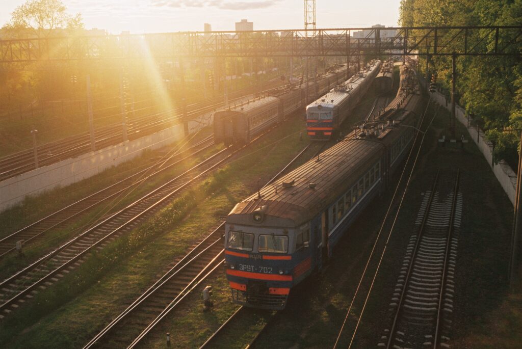 Поезда в Минске
