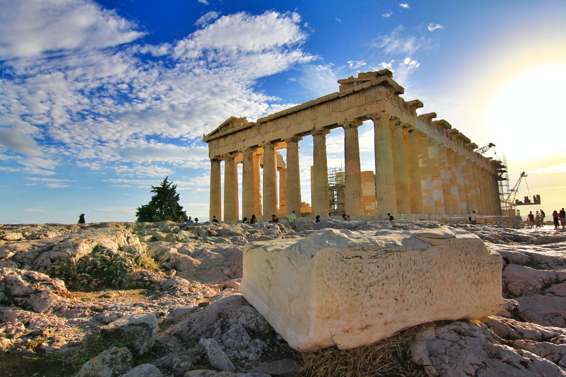 Афинский акрополь в греции