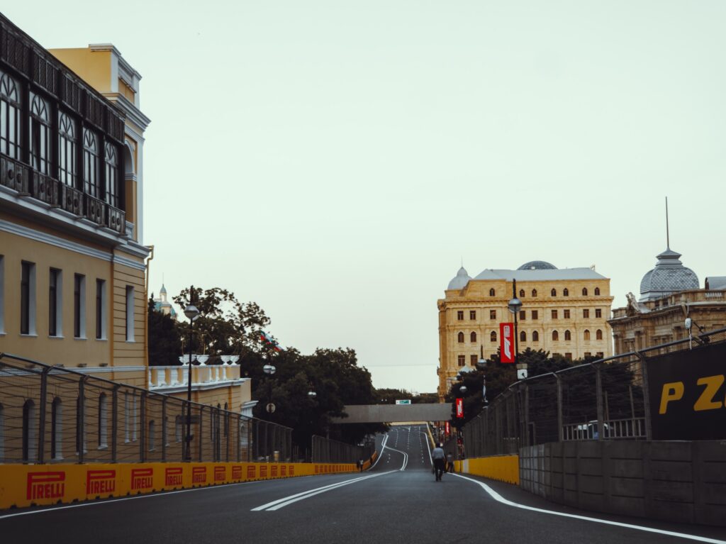 Трасса Формулы-1 в Баку